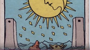 La Lune, l'arcane XVIII du tarot