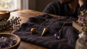 Comment choisir son pendule divinatoire : forme, matière, poids