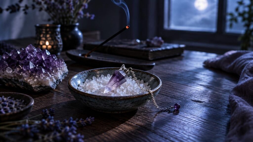 Comment purifier et recharger un pendule : méthodes par matière Vos questions sur la purification du pendule